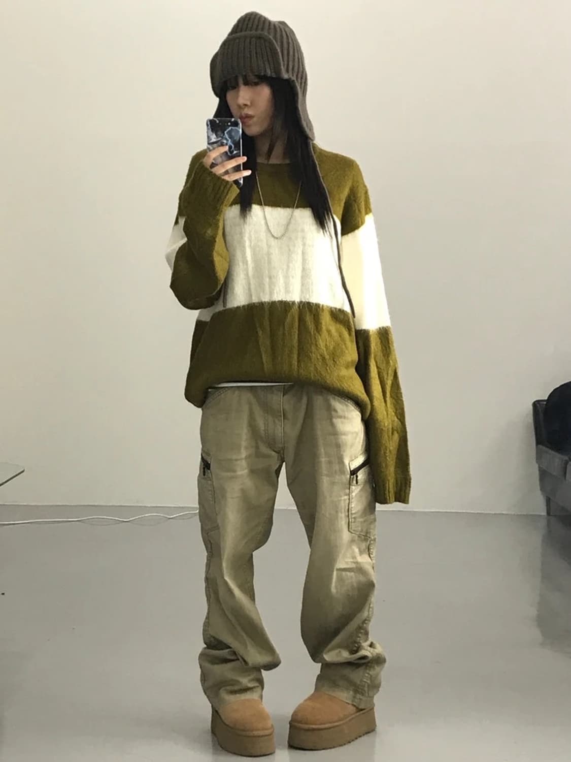 COEN 아크릴 니트 상품이미지1