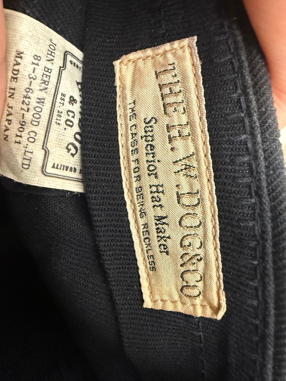 [40] H.W.DOG CO. 블랙 트러커 상품이미지3
