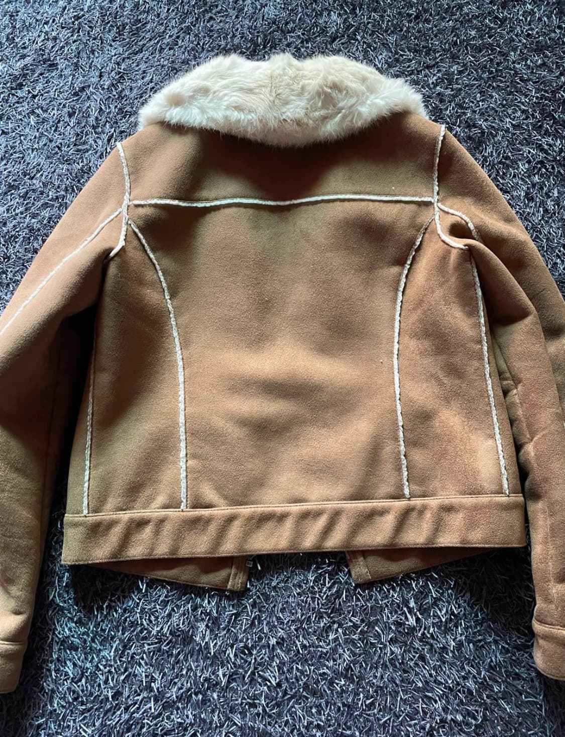 [90size] 게스 우먼스 무스탕 상품이미지2