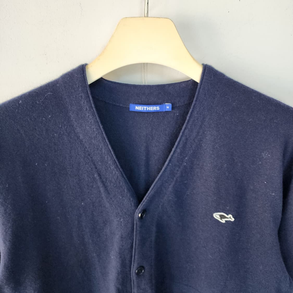 네이더스 네이비 가디건 상품이미지2