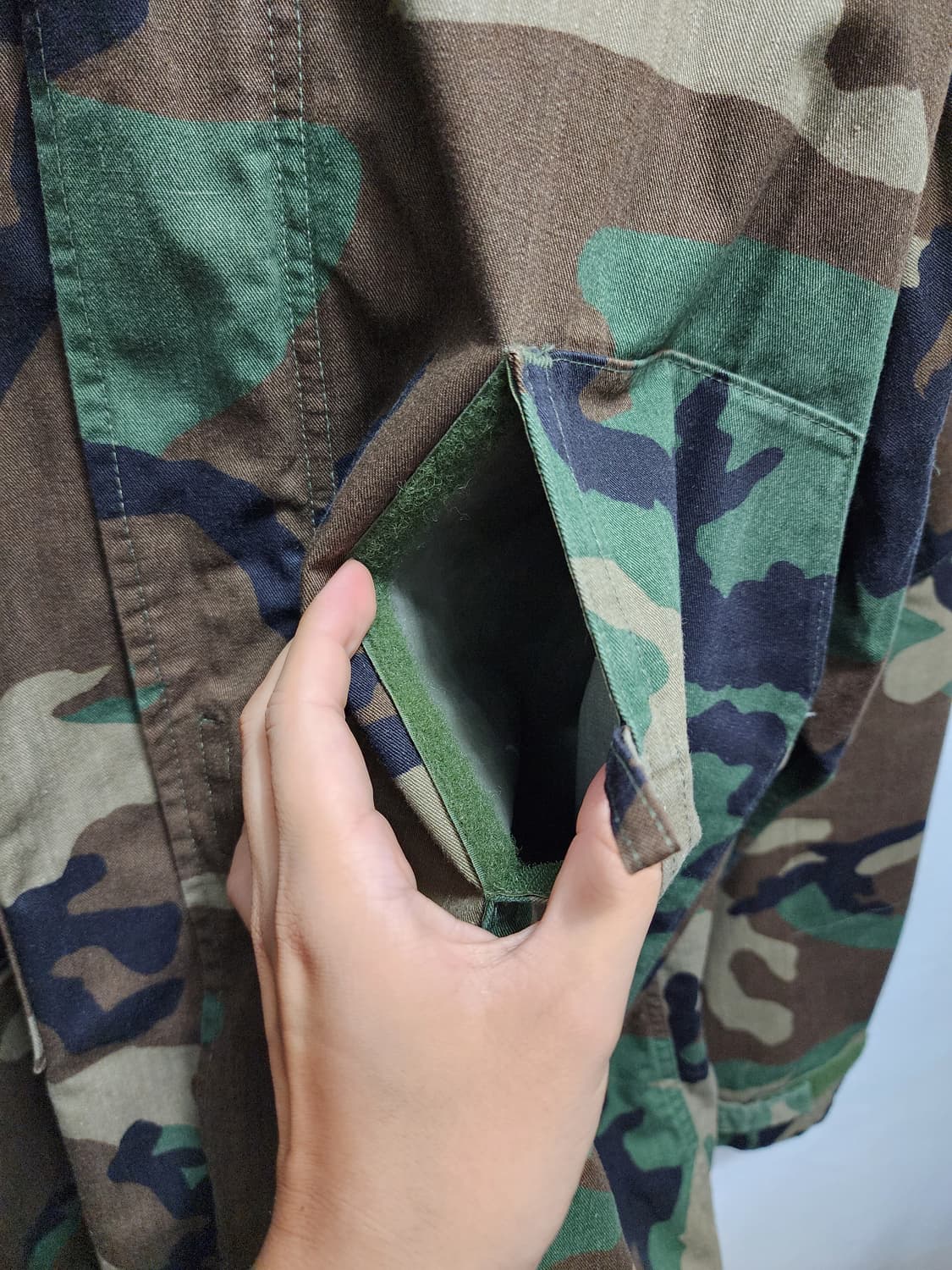 US ARMY 미군 화생방 밀리터리 후드자켓 상품이미지4