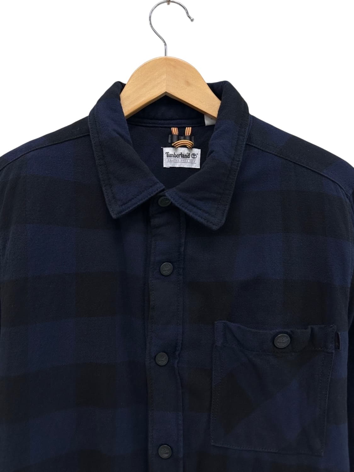 팀버랜드 기모 체크셔츠 네이비&블랙 (L) 상품이미지2