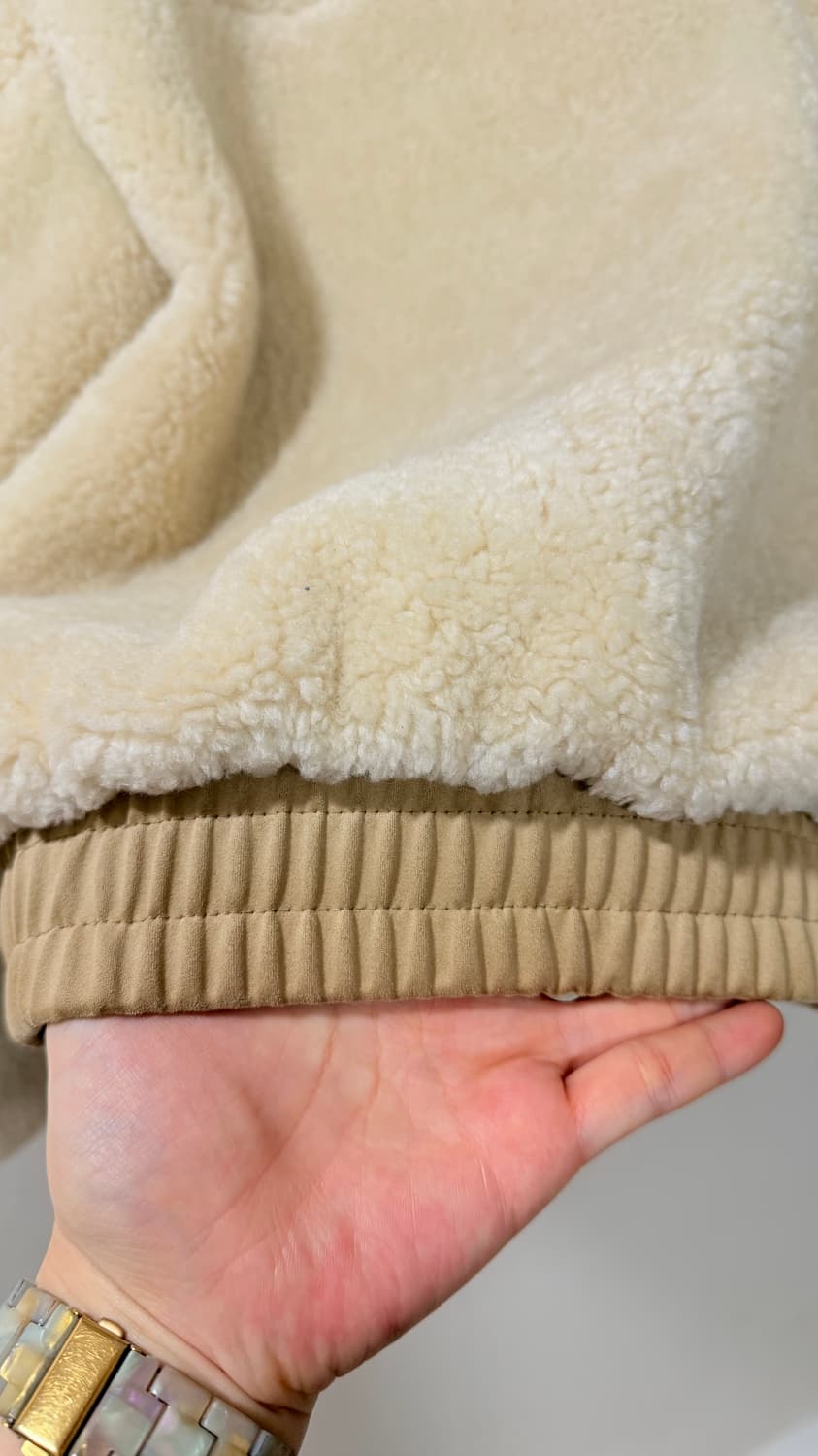 던스트 dunst 시어링 블루종 자켓 내추럴 정가 299,000원 M 상품이미지7