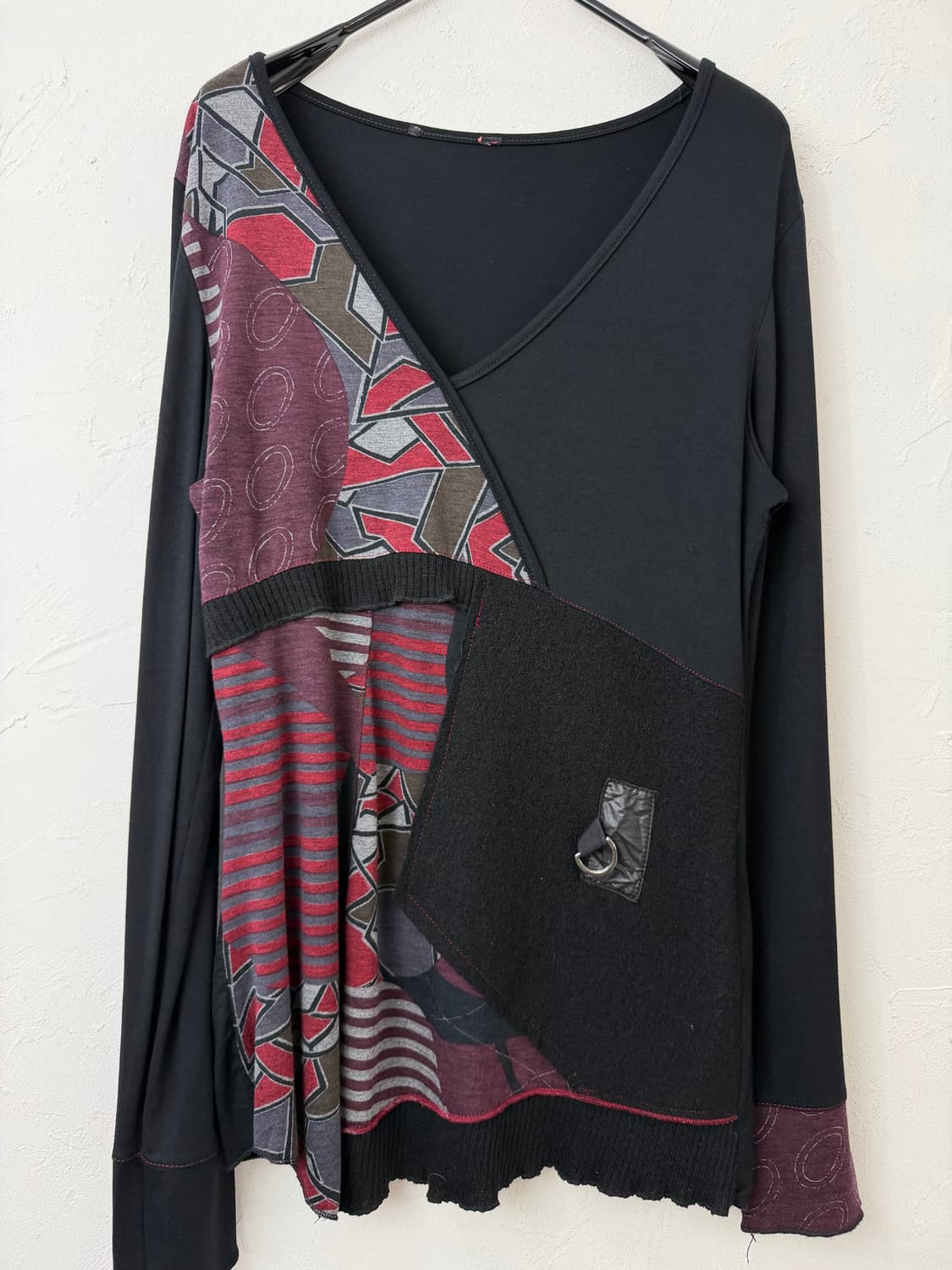 Jeune D'AZUR 믹스드 패브릭 탑 (MADE IN FRANCE) 상품이미지2