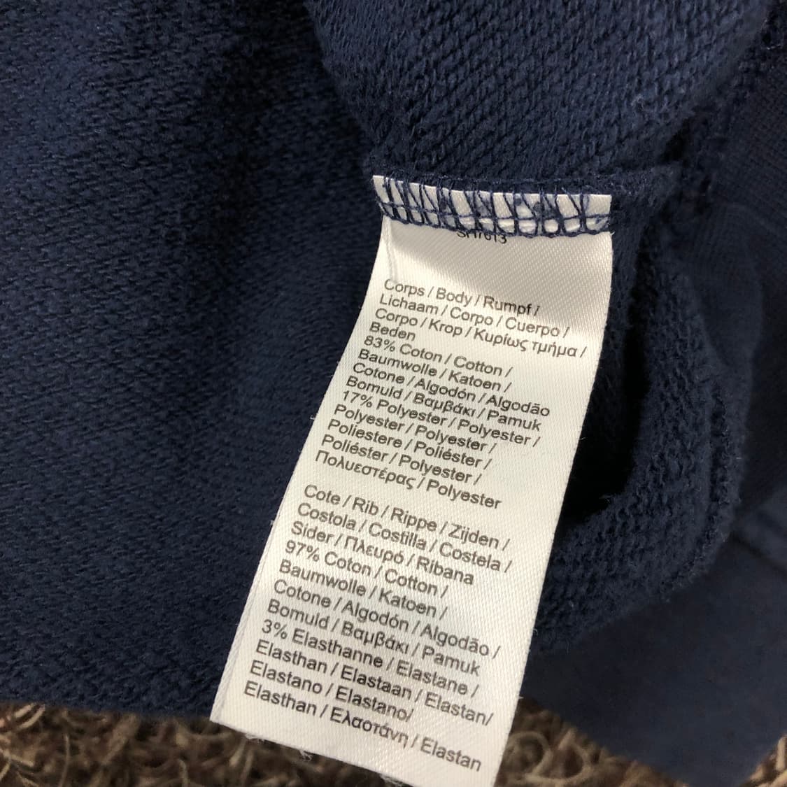 L 라코스테 네이비 맨투맨 상품이미지4