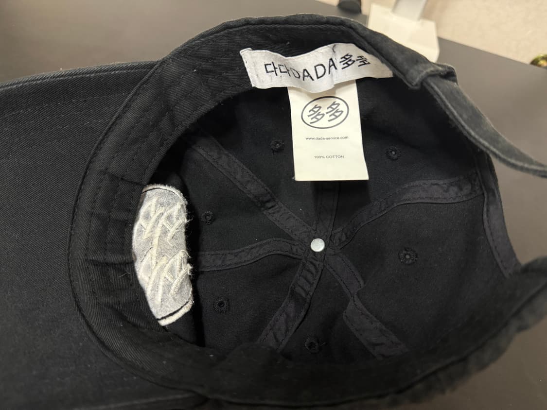 다다이즘 초판 볼캡 블랙 상품이미지2
