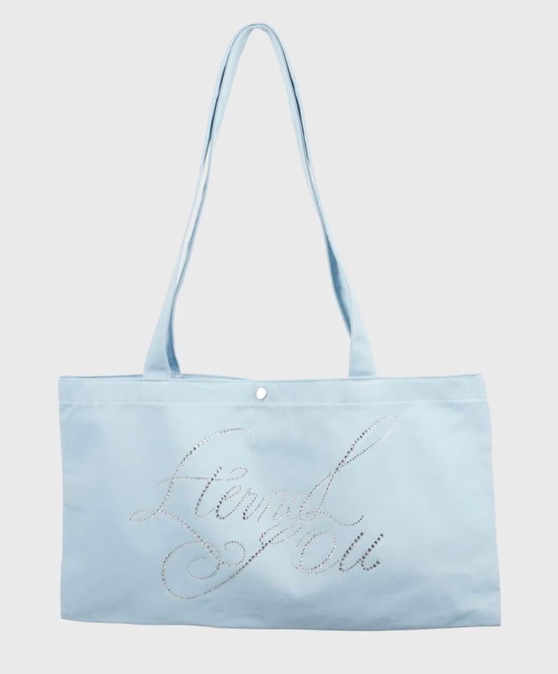 택O 새상품)) 이터널유 코튼 슈가 에코백 스카이블루 상품이미지1