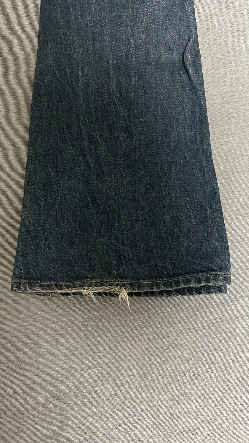 엘무드 잔느 플레어 데님 프렌치 블루 44 판매 상품이미지3