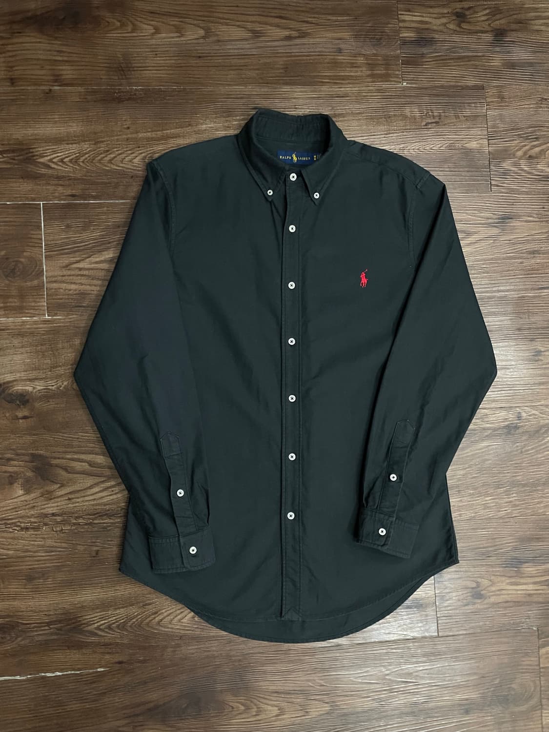 폴로 랄프로렌 블랙 커스텀 슬림핏 셔츠 상품이미지3