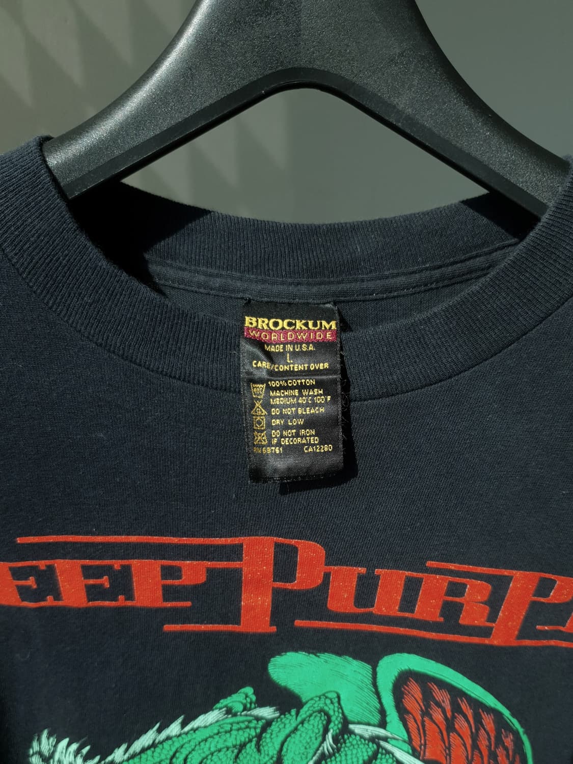 90s BROCKUM "Deep Purple" Band tees 상품이미지4