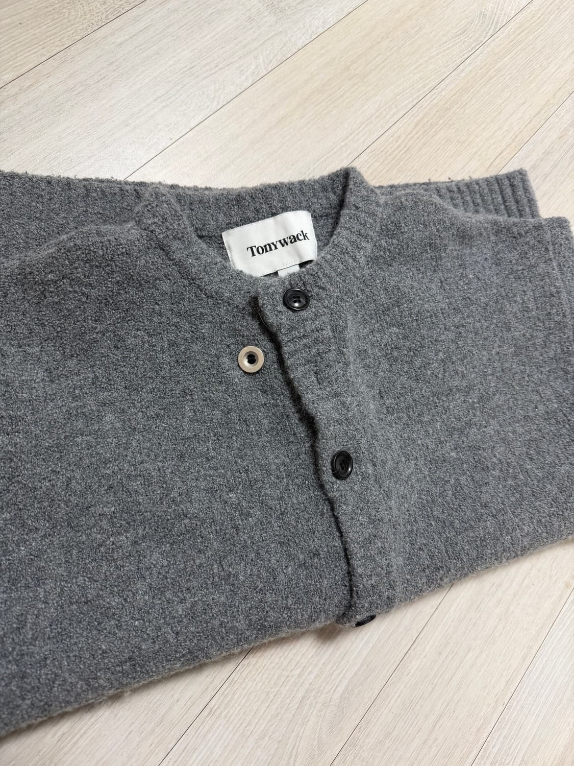 토니웩 알파카 가디건 판매합니다 상품이미지2