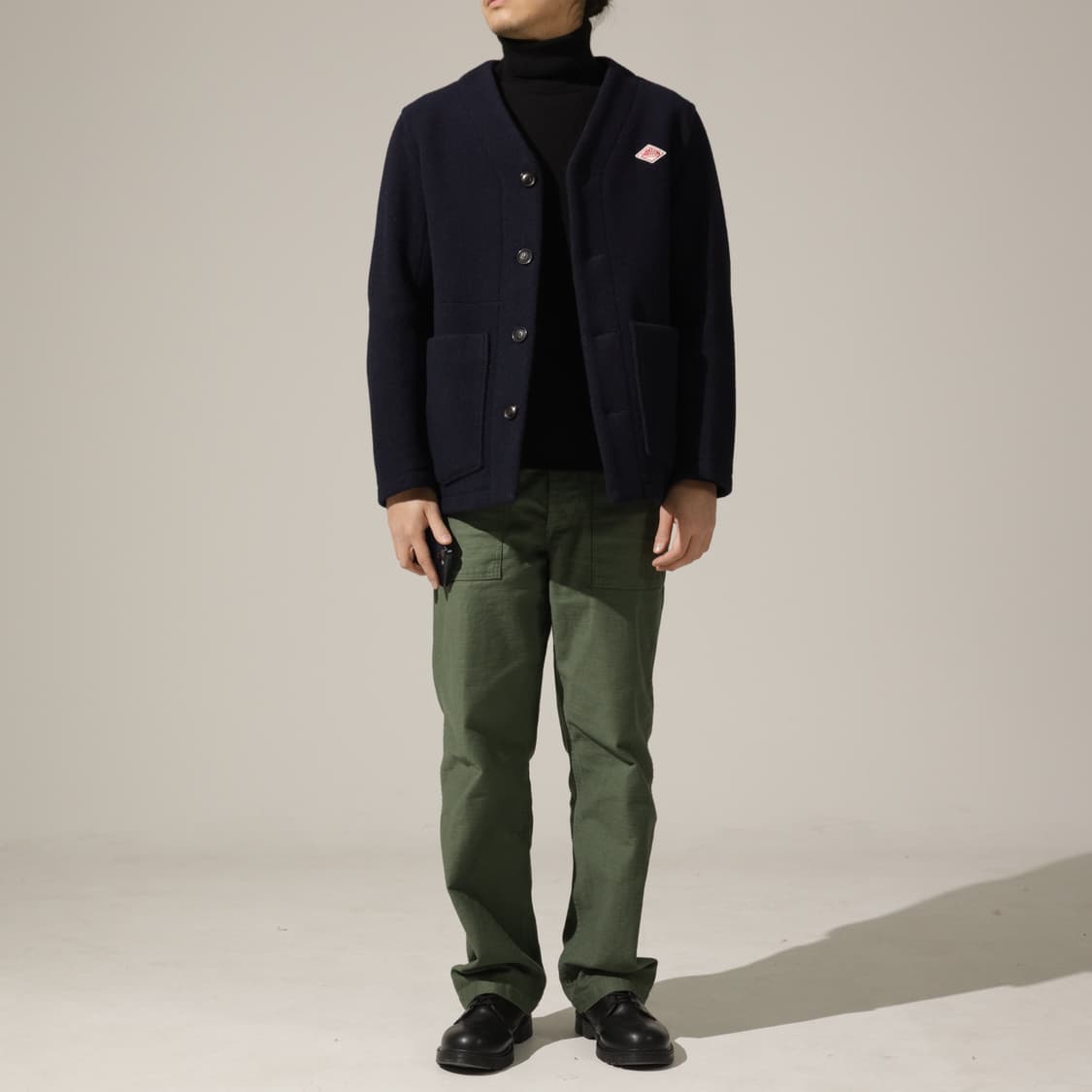 단톤 카라리스 울 자켓 상품이미지2