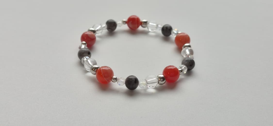 천연원석 팔찌 핸드메이드 래브라도라이트 칼세도니아 크리스탈  상품이미지5