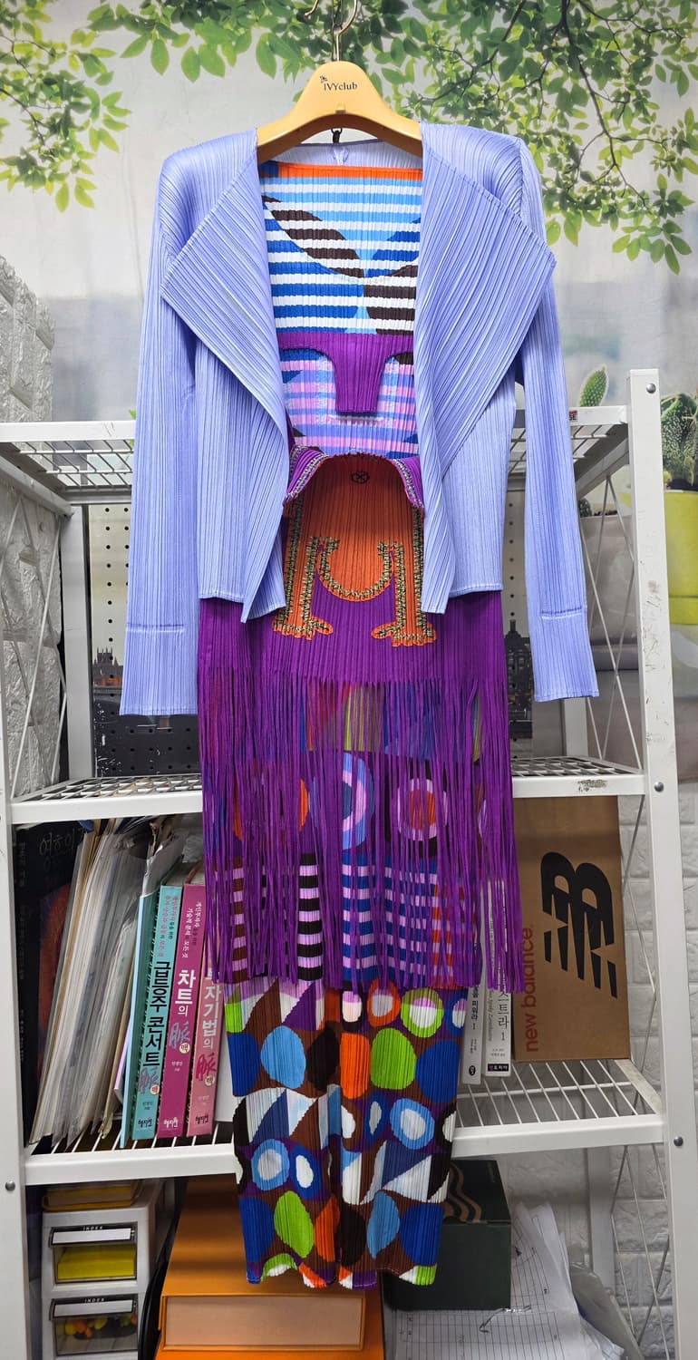 플리츠플리즈 이세이미야케 롱원피스 롱드레스 55~66 나시원피스 WM52 상품이미지9