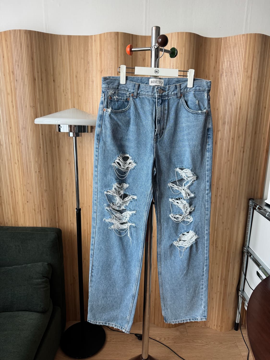 미착용 RECTO 24SS 체인데님 (L 사이즈) 상품이미지2