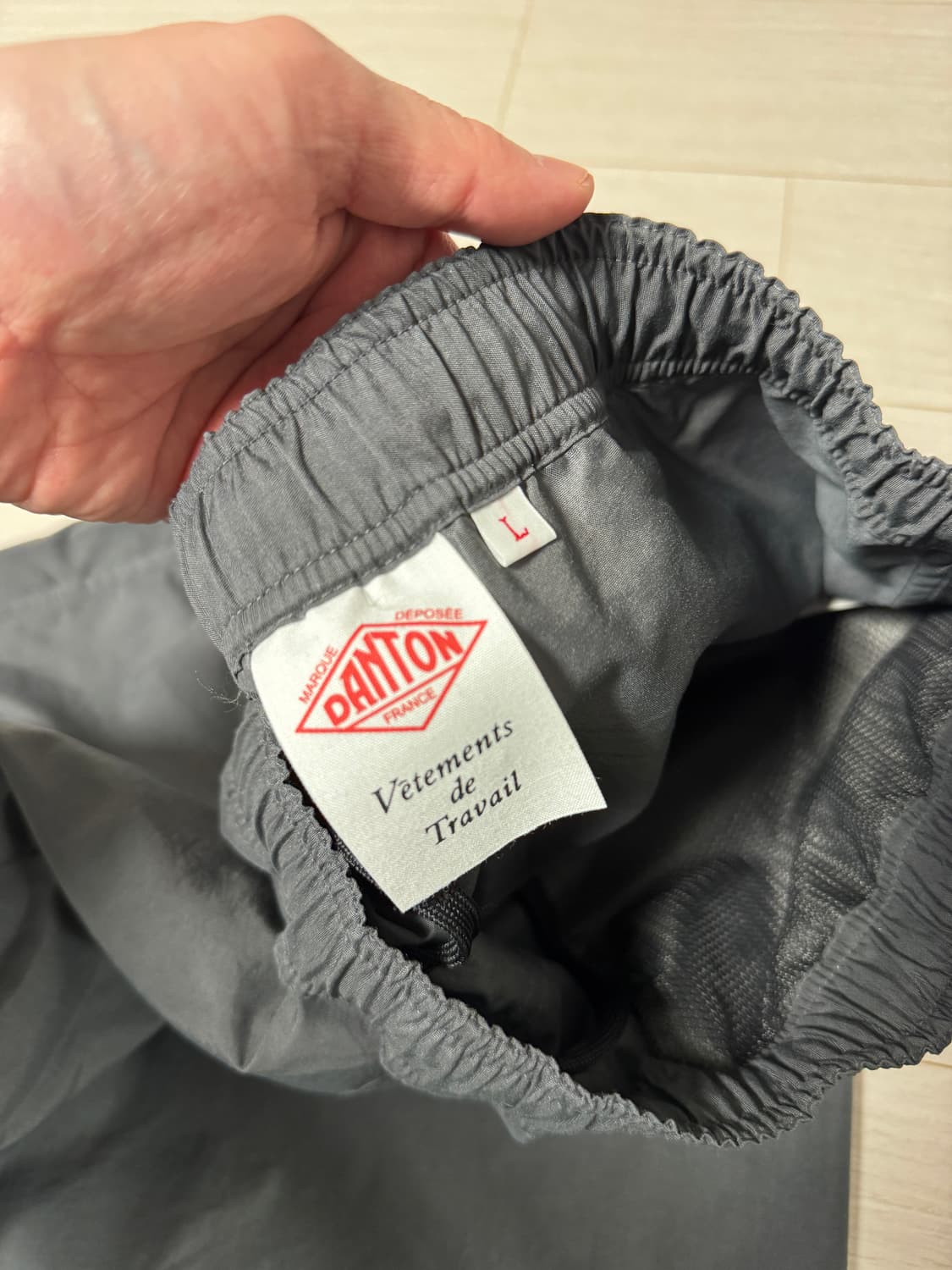 단톤 나일론 조거팬츠 그레이 L 상품이미지3