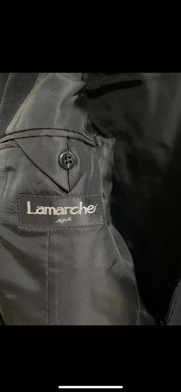 링자켓 까노니코 더블페이스 블랙 체스터필드 싱글 코트 상품이미지3