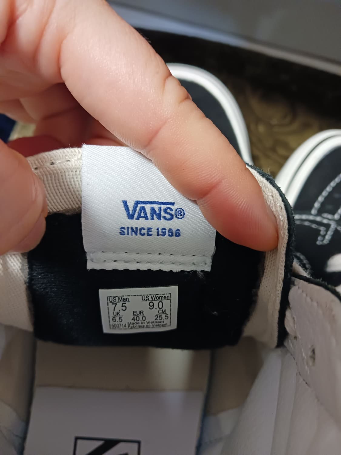  스케이트 하이 반스 페이즐리 블랙 상품이미지5