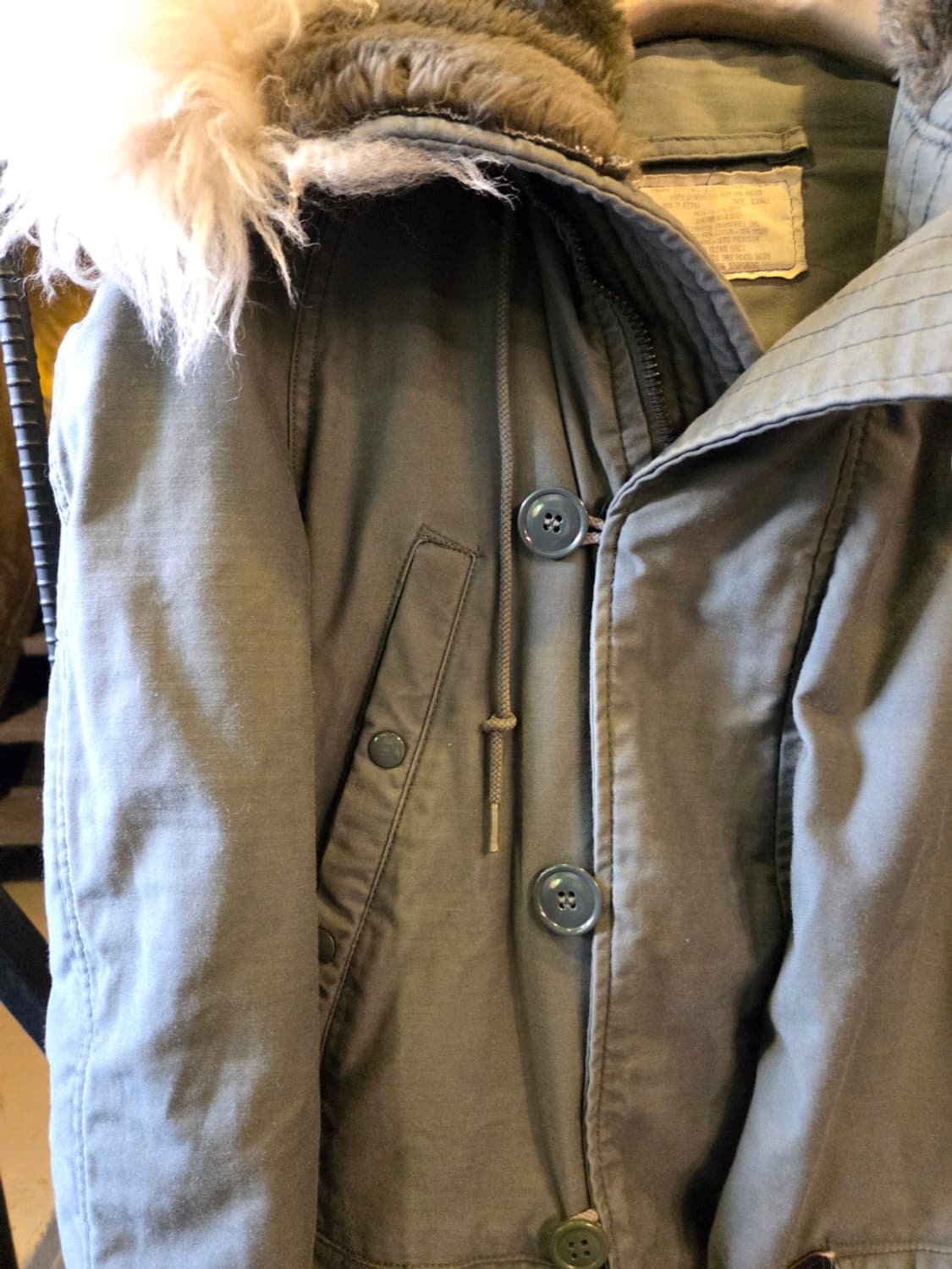 미국 오리지날 N-3B 코트 상품이미지5