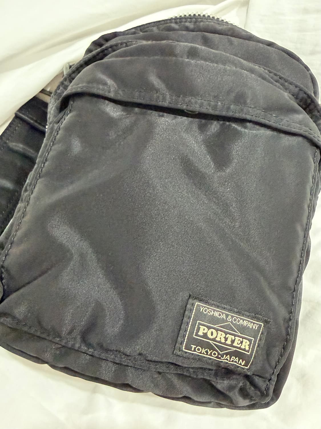 포터 올 뉴 탱커 버티컬 백 블랙 상품이미지7