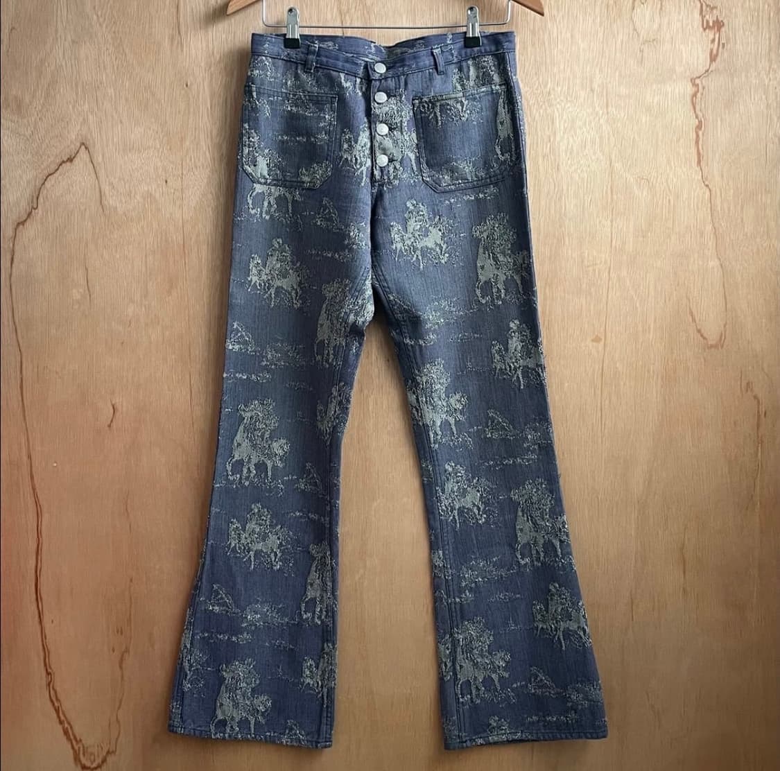 (오늘만 이가격) 드리스반노튼 자카드 플레어 팬츠 상품이미지2