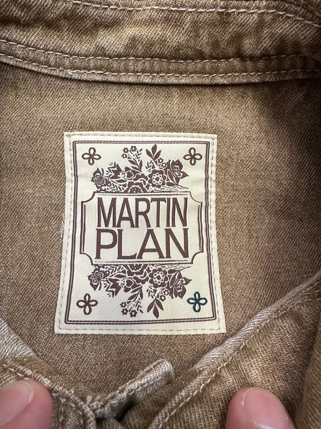 마틴 플랜 브라운 데님 자켓 M 상품이미지5