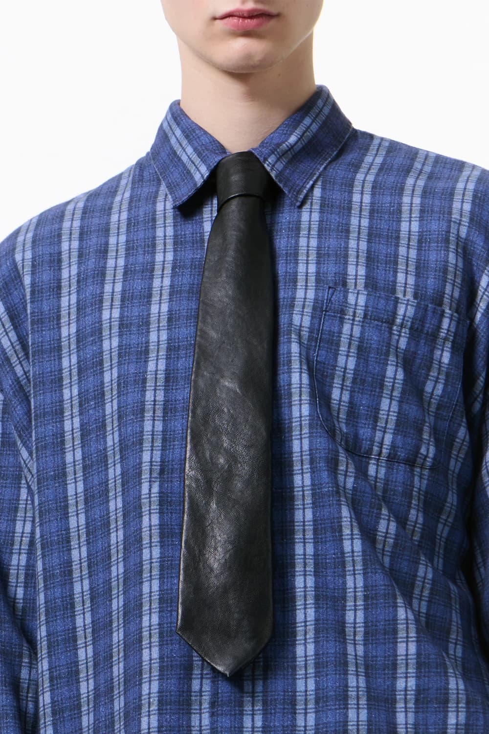 아워레가시 26ss 레더 넥타이/블랙 상품이미지7
