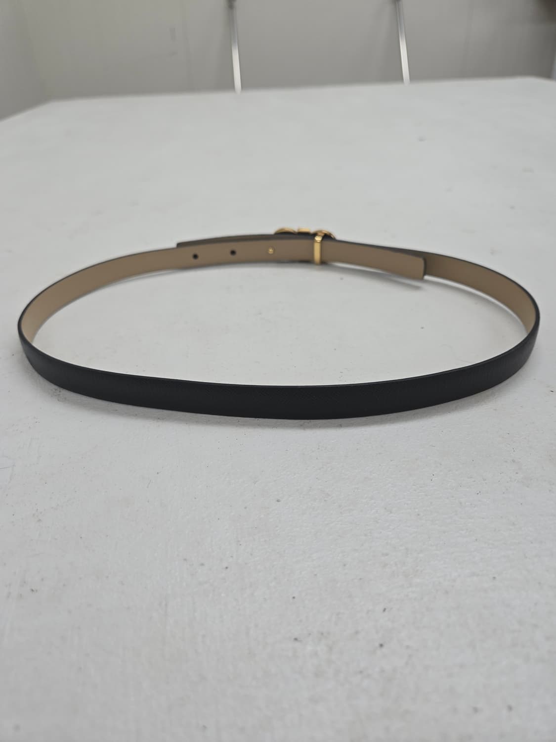 페라가모 간치니 블랙 벨트 여성용 상품이미지2