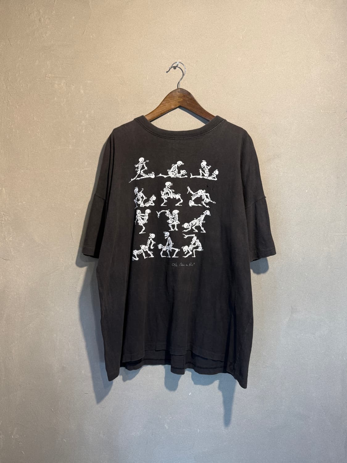 90s 스켈레톤 카마수트라 티셔츠 2XL 상품이미지1
