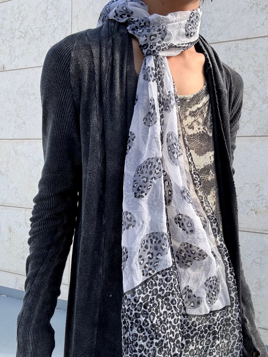 10. Heart leopard scarf 2.5 상품이미지1