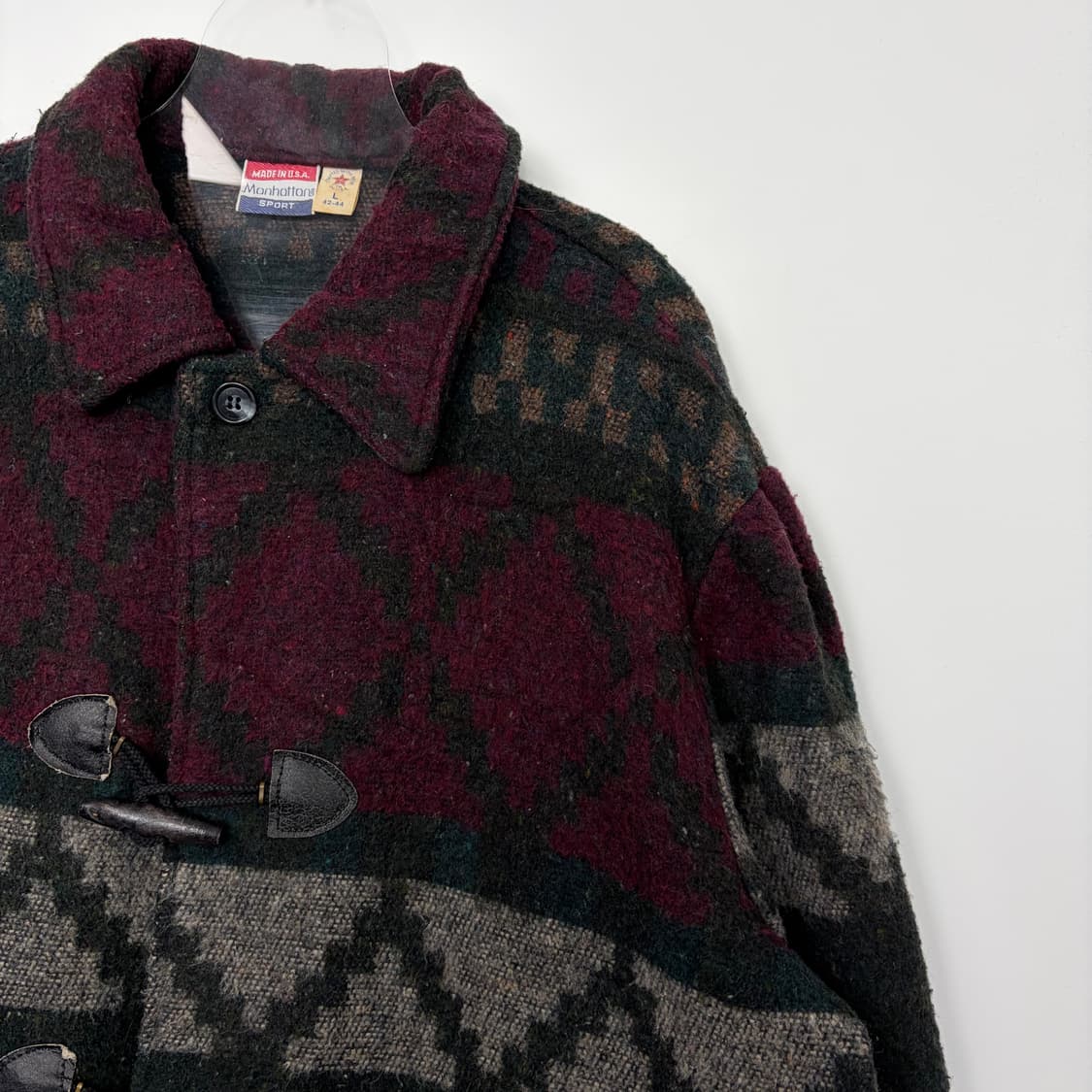 빈티지 블랑켓 더플 코트 상품이미지4