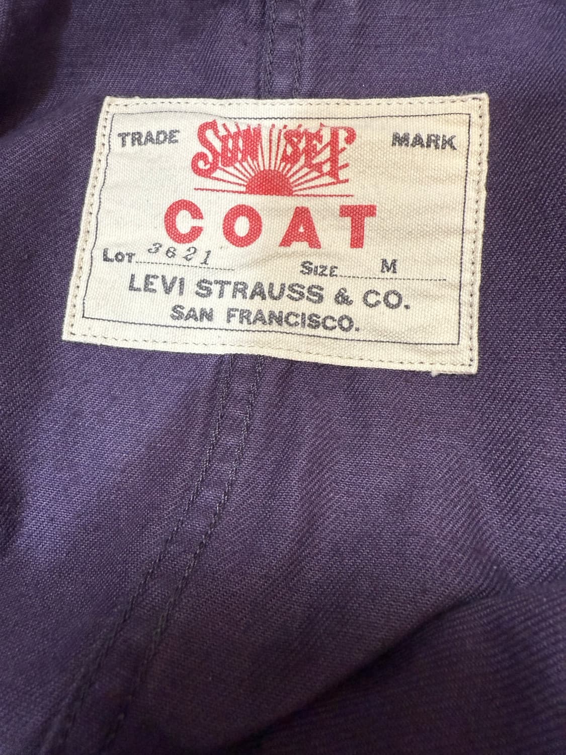 LVC 선셋코트 1880 치노 셋업 퍼플 상품이미지8