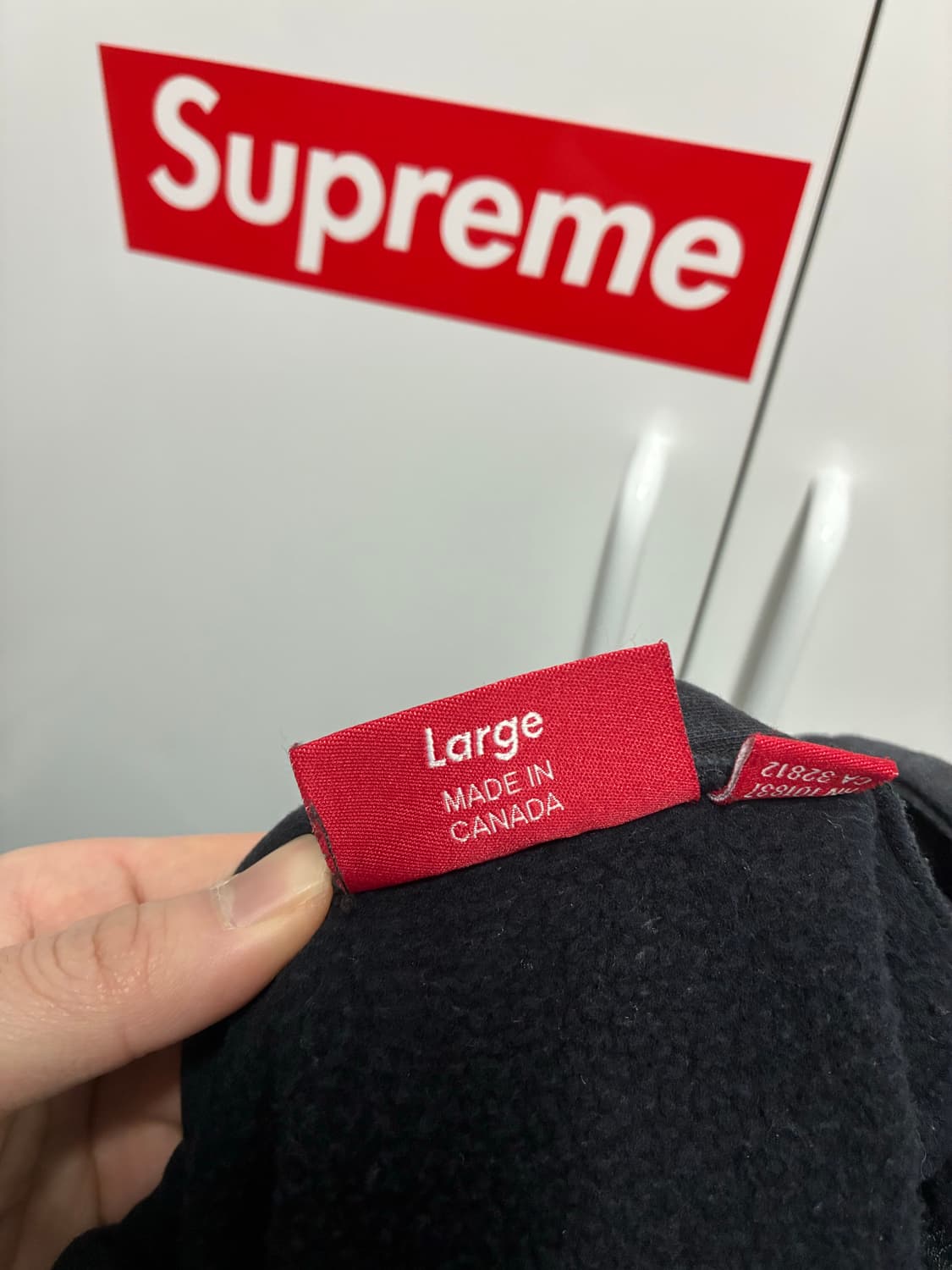 슈프림 블랙사바스 후드 L 상품이미지6