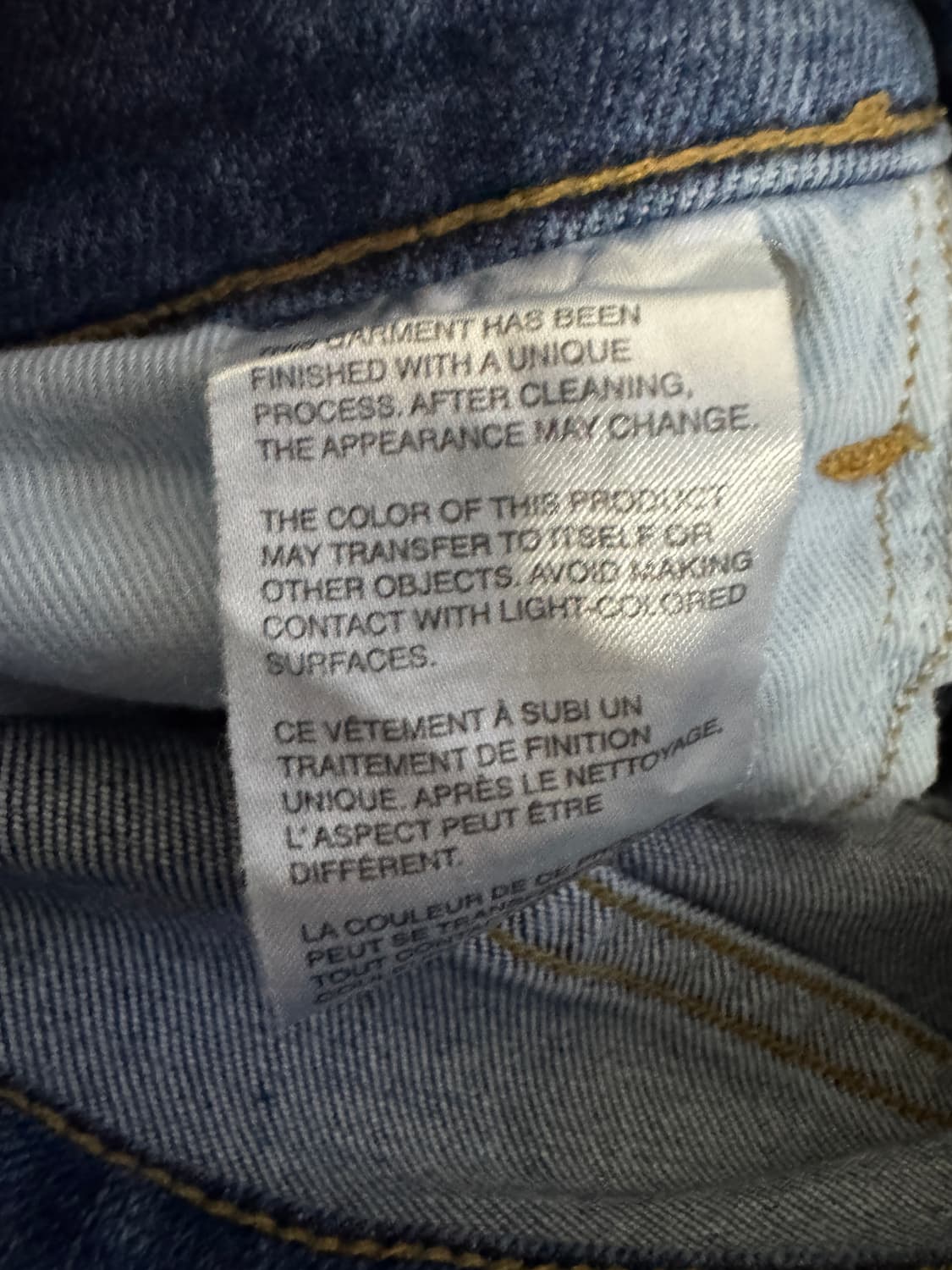 정품 캘빈클라인 CK 슬림 부츠컷 데님팬츠 24.4인치 상품이미지6