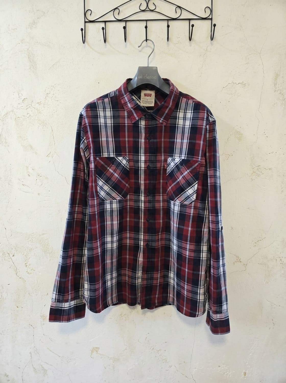 리바이스 체크 셔츠 L 상품이미지1