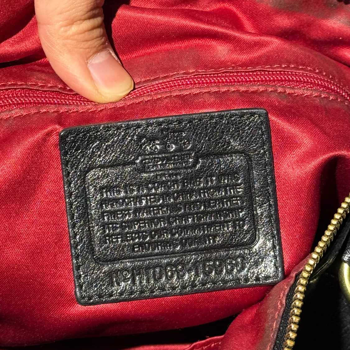 코치 레더 숄더백 크로스백 블랙 y2k 상품이미지6