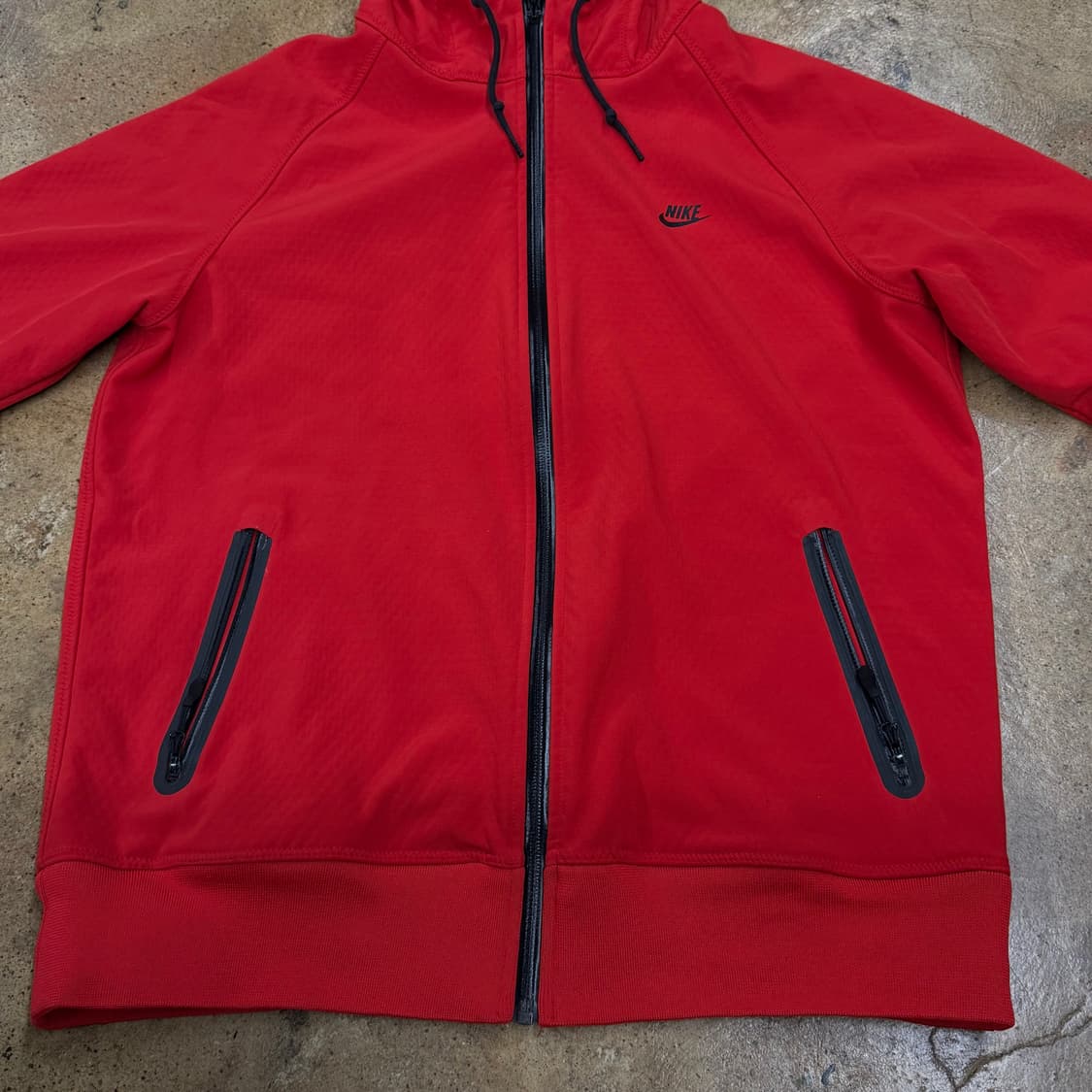 [정품/L] 나이키 레드 후드 집업 자켓 b10 상품이미지3
