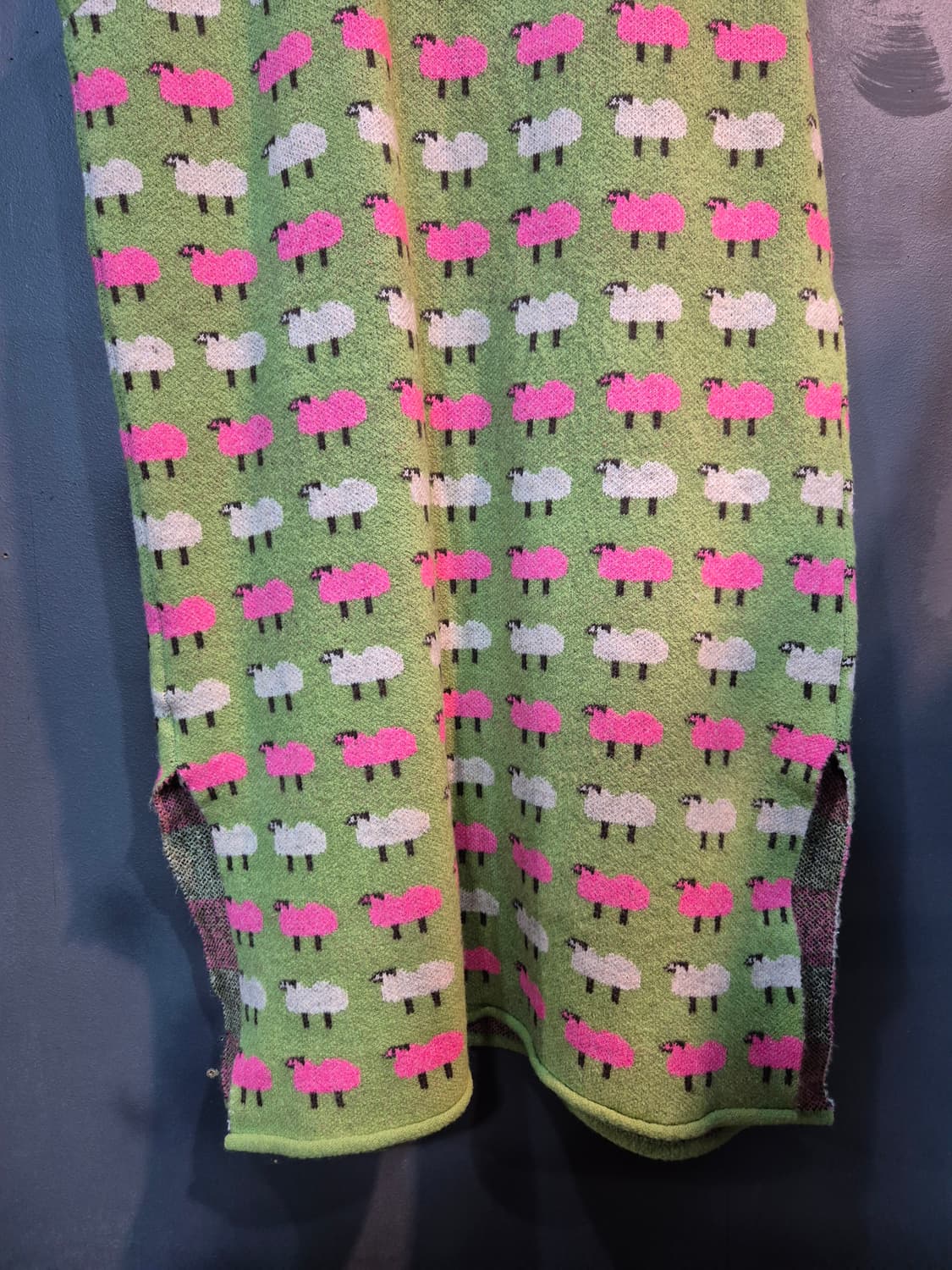 양무늬 니트 조끼 원피스 77 88 상품이미지4