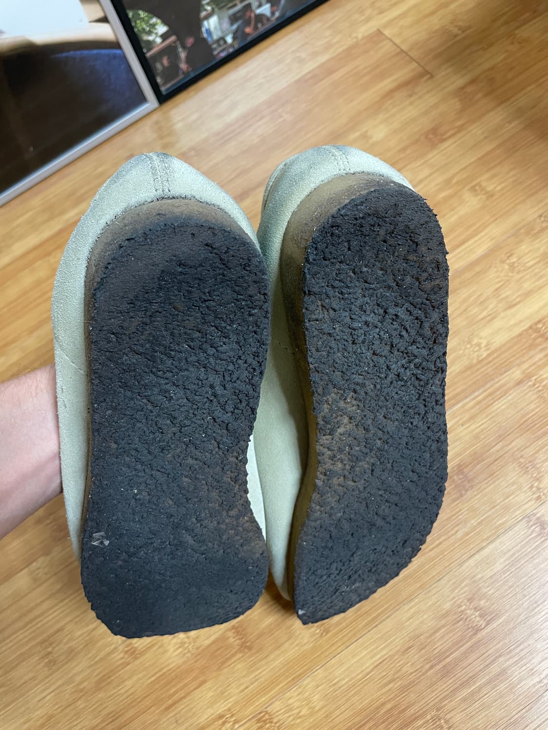 클락스 왈라비 스웨이드 베이지 265 상품이미지4