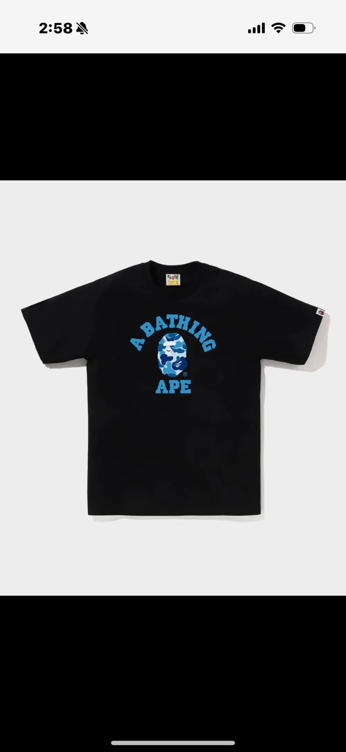 베이프 반팔 판매합니다 상품이미지1