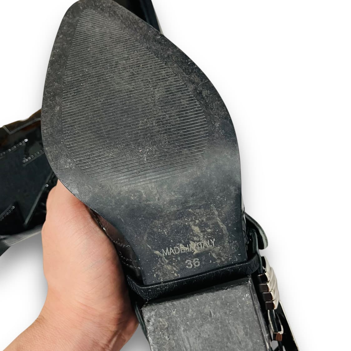 락시크 트라이벌 벨티드 에나멜 빈티지 웨스턴 부츠 상품이미지7