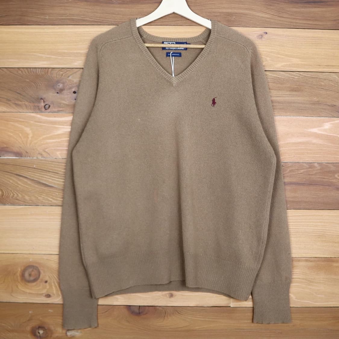 폴로 브이넥 램스울 니트   상품이미지1