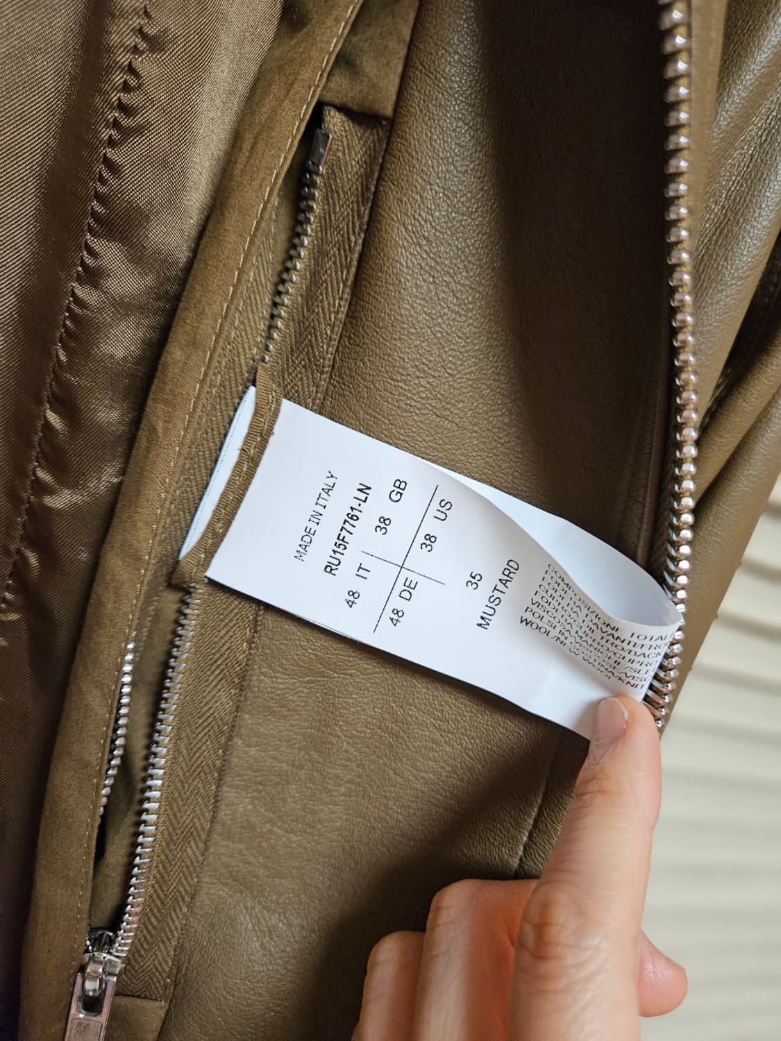 [희귀-명품/새상품] 릭 오웬스 스투지 램스킨 자켓 상품이미지10