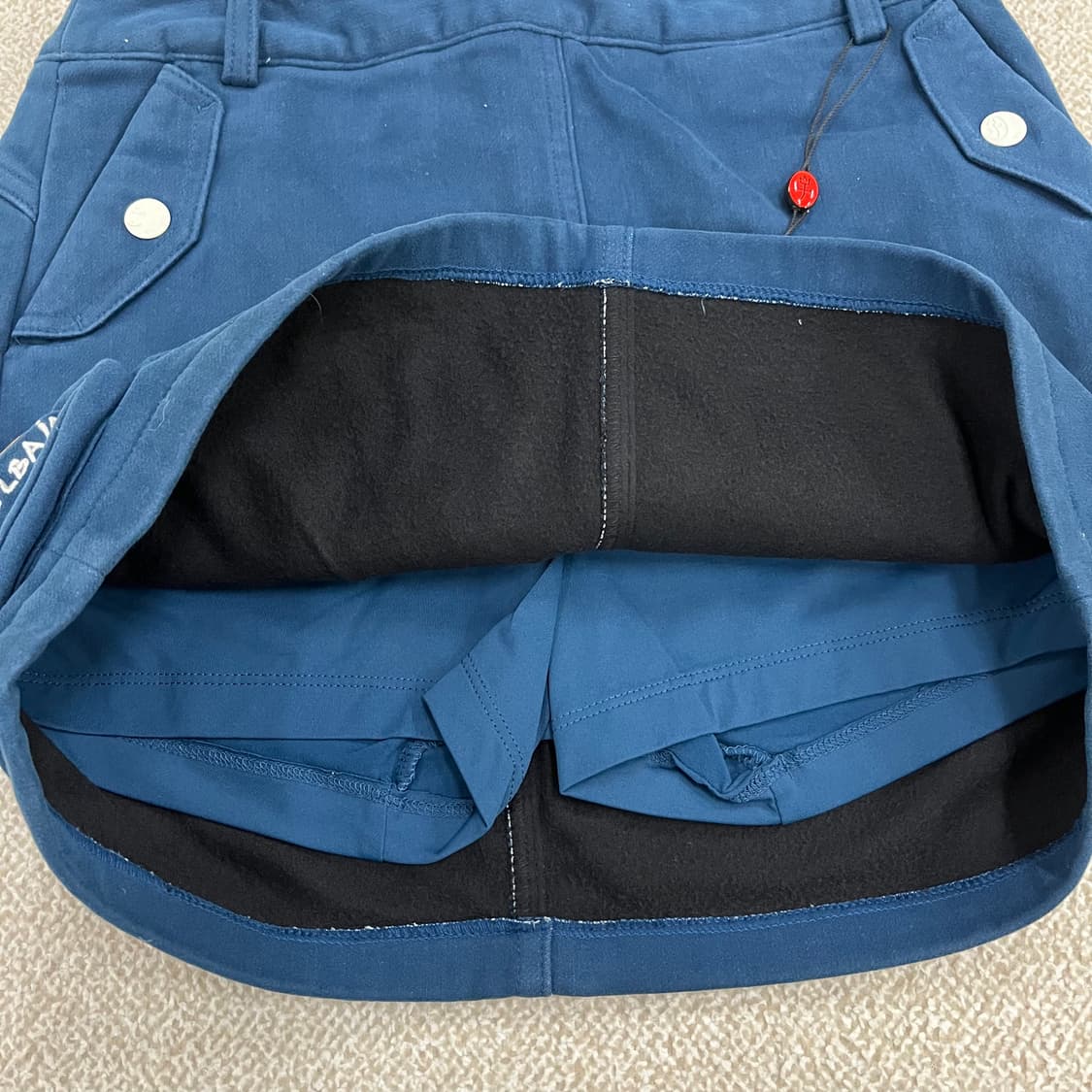 [64] 새상품 까스텔바작 골프 여성 기모 치마 바지 0105M1 상품이미지5