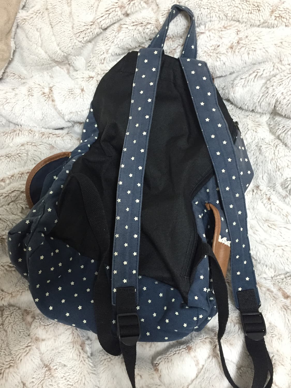 빈티지 모리걸 쓰리포켓 레이스 백팩 도트  상품이미지2