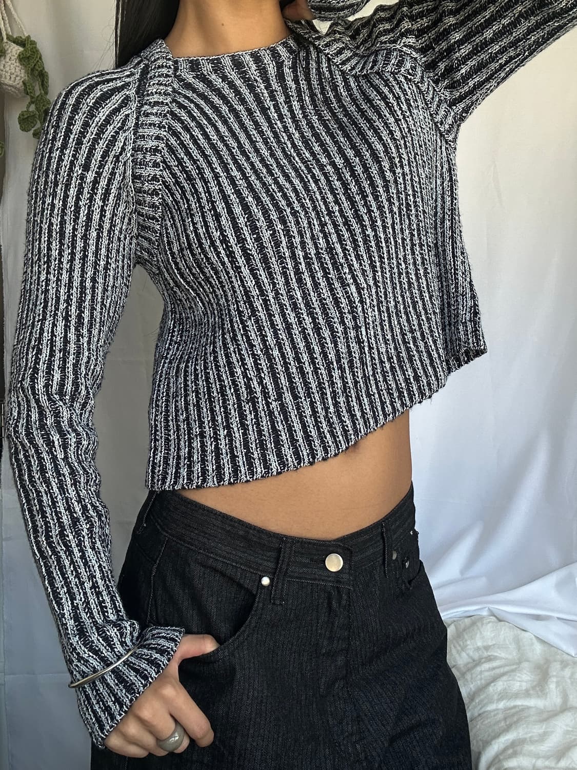 빈티지 ZARA 골지 니트 상품이미지3