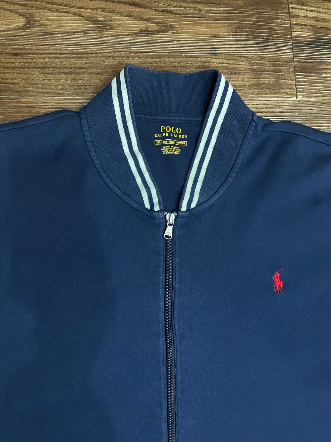 폴로 랄프로렌 네이비 코튼 집업 자켓 상품이미지2