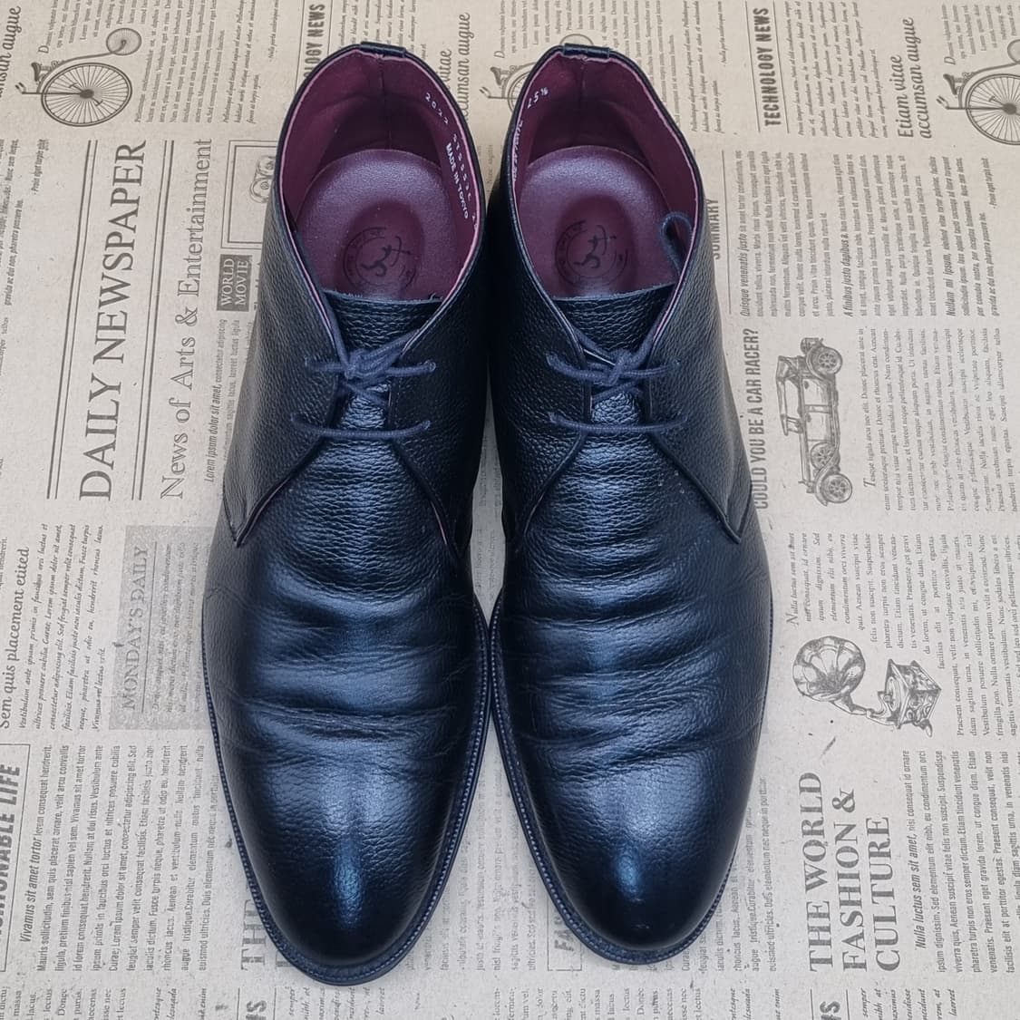 zuo 레더 남성부츠270 굽3.5 상품이미지2