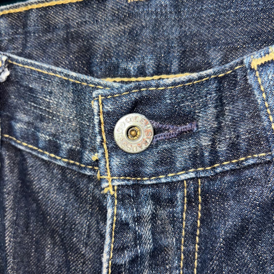 (32) 00s 리바이스 503-03 블랙 워싱 데님 팬츠 상품이미지5