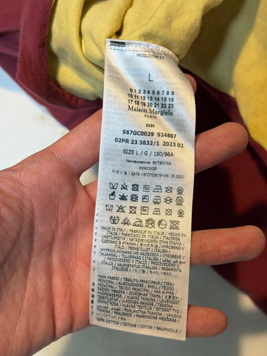 프랜크오션 착용 23FW 메종 마르지엘라 웨스턴 티셔츠 상품이미지6